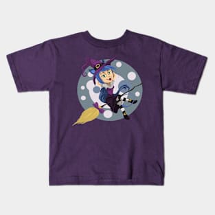 Cute Witch Kids T-Shirt